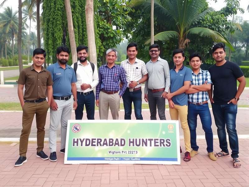 Hyderabad Hunters Team Photo